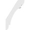 Ekena Millwork 6-in. W x 20-in. D x 32-in. H Olympic Architectural Grade PVC Knee Brace BRCP06X20X32OLY - alternate 3